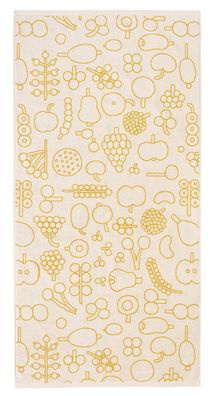 Iittala Oiva Toikka Badetuch 70 x 140 cm Frutta Gelb 1062509