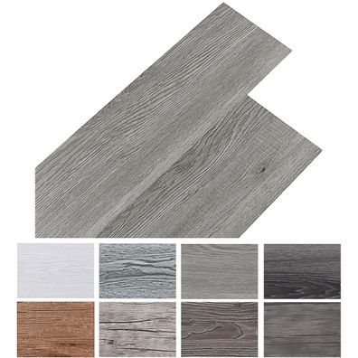 Inmozata PVC Bodenbelag Selbstklebend 5,02mÂ² 36 Fliesen 2mm Braungrau