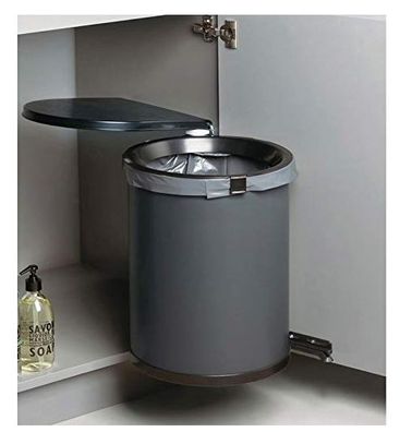 Abfalleimer 30 l automatisch Kéche anthrazit/schwarz Schranktér