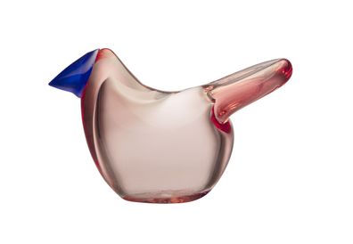 Iittala Birds by Toikka Fliegenfänger - Lachsrosa/Blau 1057702