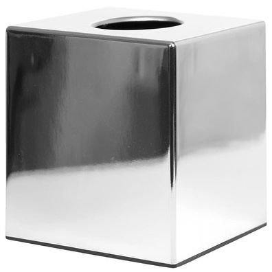 Bolero Chrom-Wérfel-Taschentuchhalter Kunststoffsockel 130x120x120mm CC493