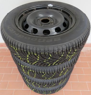 Winterräder Ford Fiesta ab 2017 BF Goodrich G-ForceWinter2 195 60 15 Stahlfelge