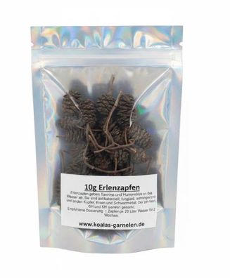 Erlenzapfen (10 g) - Naturprodukt für Aquarium