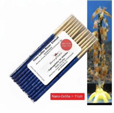 Nano-Lollies Blauer Diamant (12 Stück)