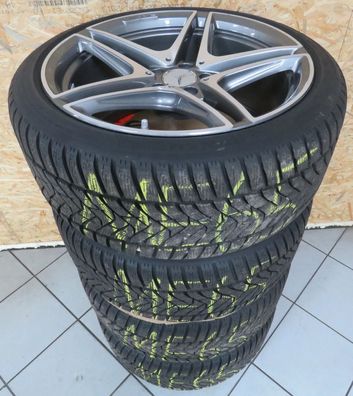 Winterräder Mercedes 204 AMG 9x19 255 35 19 DUNLOP A2054016200 Alu + RDKS
