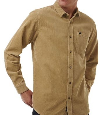 RIP CURL Hemd Classic Surf Cord L/S Shirt dark khaki
