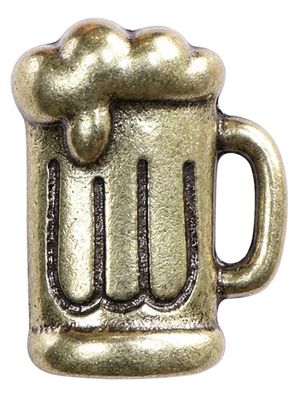 Pin Bier altgold
