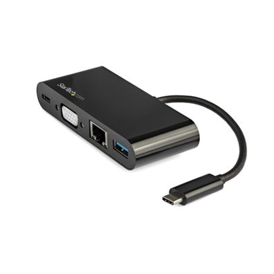 StarTech USB-C VGA Multiport Adapter - Power Delivery (60W)