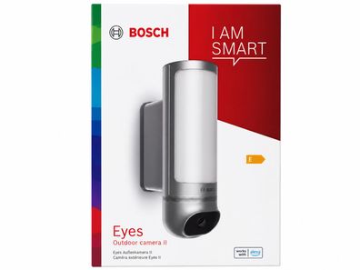 Bosch Smart Home Außenkamera II, Überwachungskamera Außen, 1080p Full-HD Auflösung mi