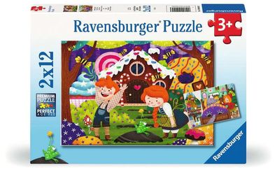 Märchenhafte Geschichten - Puzzle 2 x 12 Teile