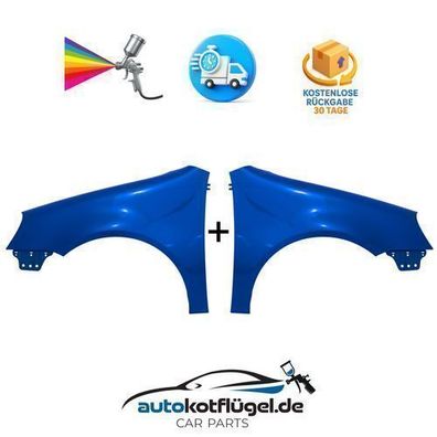 Kotflügel VW Golf V 5 LC5J 03-09 Links + Rechts Neu Lackiert