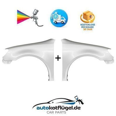 Kotflügel VW Golf VI 6 Links + Rechts LR7L 08-13 Neu Lackiert