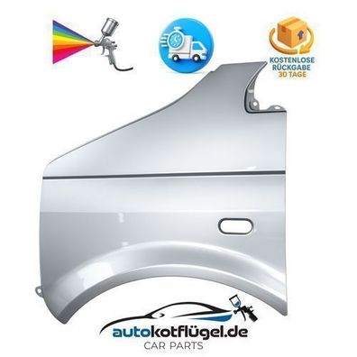 Kotflügel VW Transporter T5 Links LA7W 03-15 Neu Lackiert