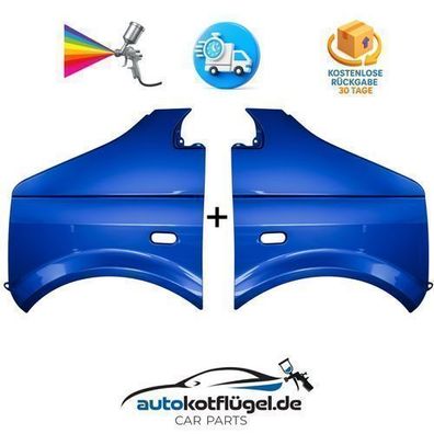 Kotflügel VW Transporter T5 Links + Rechts LL5M 03-15 Neu Lackiert