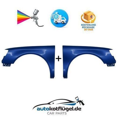 Kotflügel VW Passat B6 Links + Rechts LD5Q 05-10 Neu Lackiert