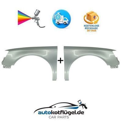 Kotflügel VW Passat B6 Links + Rechts LB6S 05-10 Neu Lackiert