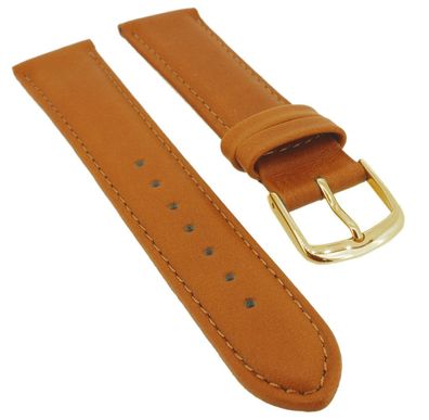 Ersatzband Uhrenarmband Leder Band Hellbraun 26585G