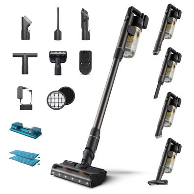 Philips 7000 series XC7057/01 Kabelloser Akku-Staubsauger Aqua, Stabstaubsauger, Beut