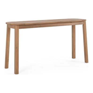 Konsole Ubiona - Akazienholz, Teak-Effekt, 142 x 46 cm (Gr. 142x46x75 cm)