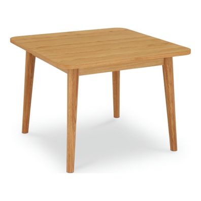 Couchtisch Gorbin 70x70 cm Eiche Natur - Modern mit Massivholzbeinen