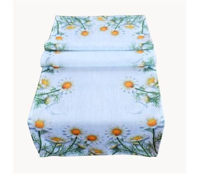 40/110 Druckmotiv ''Kamillenblüten'' weiß