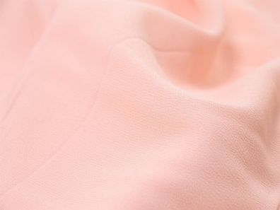 Abendmode Chiffon Viskose Stretch in apricot - 120cm breit - Stoff glatt UNI