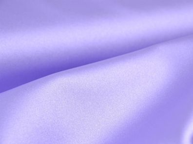 Abendmode Satin Stretch Stoff uni in lila, flieder - 140cm breit - Stoff glatt UNI