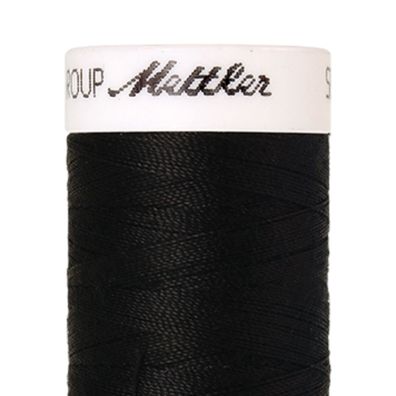 Seralon 200m col. 4000 (Black) Nähgarn von Amann Mettler - Hochwertiges Nähgarn
