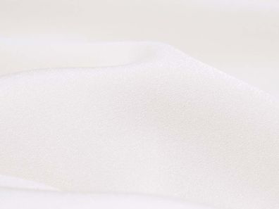 Abendmode Microware, Microfaser uni eierschale, off white, knitterarm - 140cm