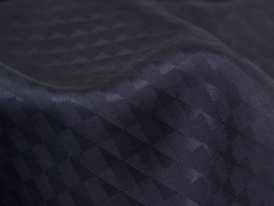 Abendmode, Futterstoff, Taft Stoff, geometrische Muster, schwarz - 140cm breit