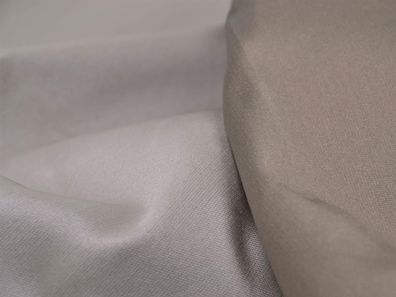 Abendmode italienische Polyester-Seiden-Mischung Doubleface in Beige - 160cm breit