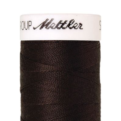 Seralon 200m col. 1002 (Very Dark Brown) Nähgarn von Amann Mettler - Hochwertiges