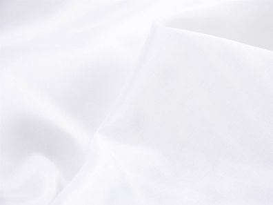 Abendmode Futtertaft „Venezia“ uni weiß - 140cm breit - Stoff glatt UNI