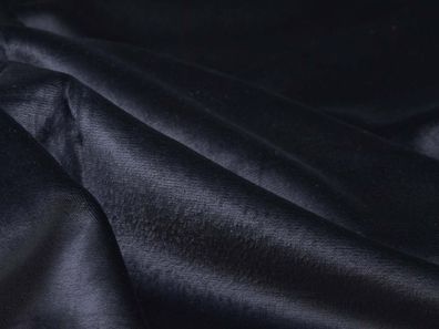 Abendmode Samt aus Baumwolle mit Stretch in dunkelgrau, grau - 130cm breit - Stoff