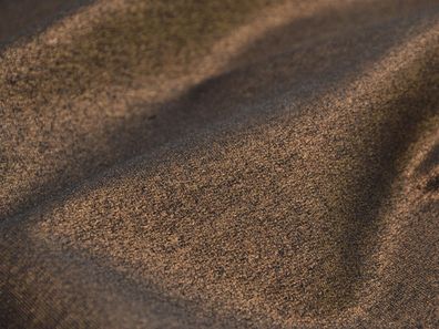 Abendmode Sweatstoff aus Baumwolle in Gold Glitzer - 150cm breit - Stoff meliert UNI