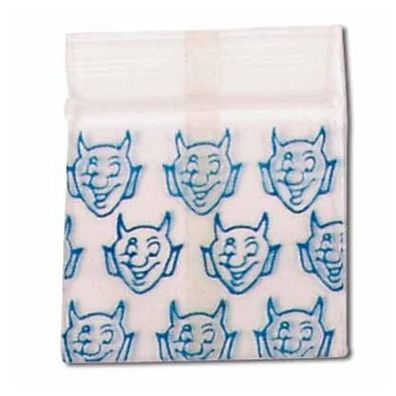 Schnellverschlußbeutel Blue Devil - (100 Stück) - 50x50mm 50µ