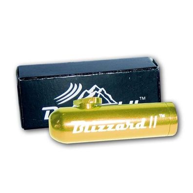 Sniff Bottle Black Leaf - L 54mm gold