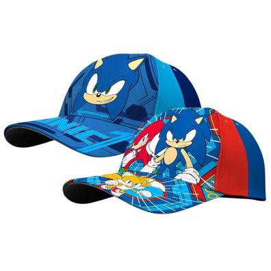Sonic Cap – Stylische Kinder Kappe mit Sonic the Hedgehog Motiv, 100