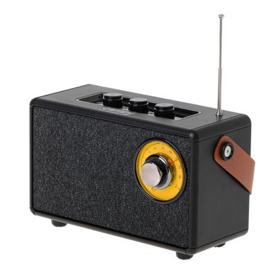 Camry CR 1902 Bluetooth Lautsprecher mit FM-Radio, TWS-Funktion & USB-C - Schwarz