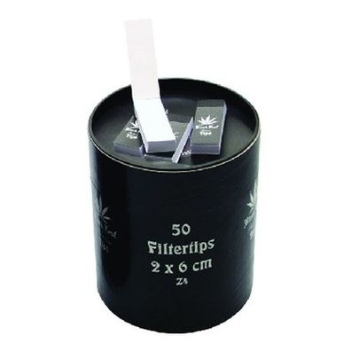 Premium Filter Tips perforiert 2x6cm - 50 Stück