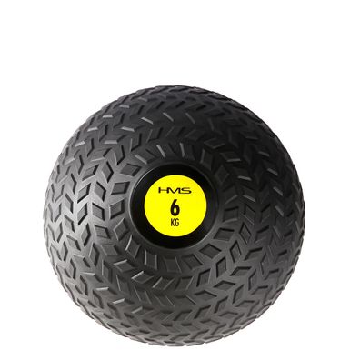 HMS PST06 Slam Ball Übungsball 6 kg schwarz gelb