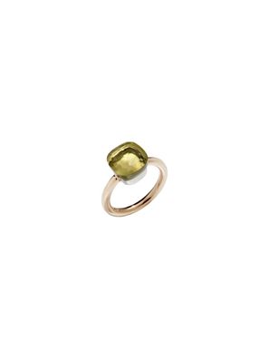 Pomellato – PAA1100O6000000QL – NUDO-RING – Roségold MIT Weissgold-fassung UND FACETT