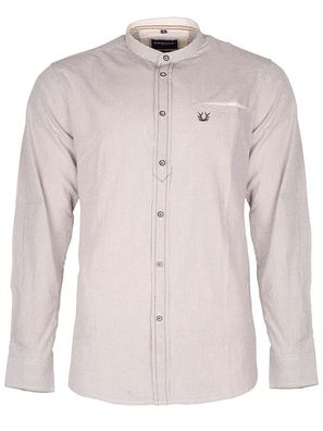 Krüger Trachtenhemd Collin beige - Größe: 3XL