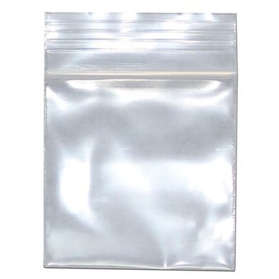 Schnellverschlußbeutel klar o. Druck - (100 Stück) - 55x65mm 50µ