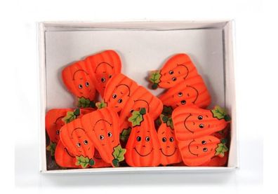 Holz-Kürbis - 2,5 cm - selbstklebend - 1 Box