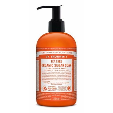 Dr. Bronner's - Bio-Zuckerseife Teebaum 355ml