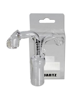 Quartz' Banger mit 90° Ansatz - L 63mm - NS 10F