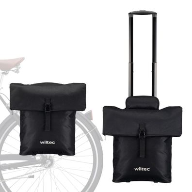 Wiltec Fahrrad-Trolley Gepäckträgertasche 28l Fahrradtasche Gepäckträger
