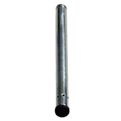 Rohr Alu mit Endgewinde und Diffusor - L 140mm