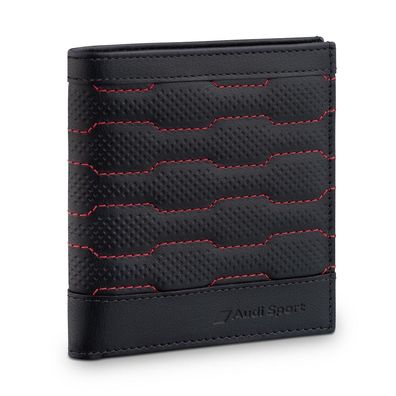Original Audi Sport Minibörse Leder Geldbörse Brieftasche RFID-Schutz 3152601000